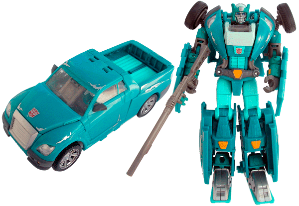Cliffbee.com: Transformer Toy Reviews: Autobot Kup Damage Version